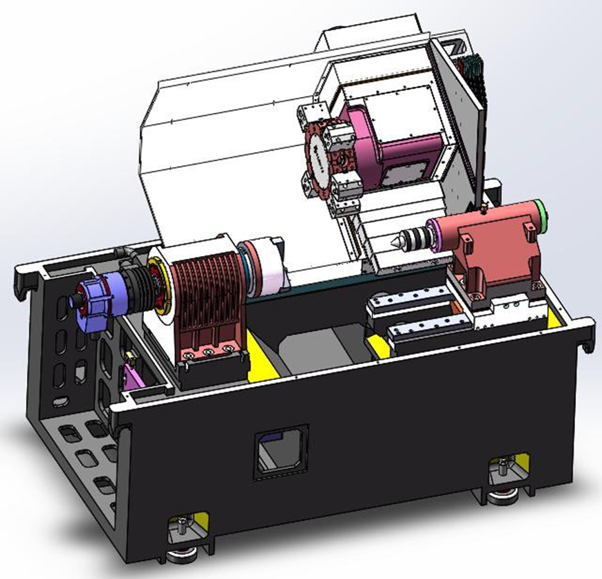 Токарный станок с ЧПУ модели TD-30W TD-40W