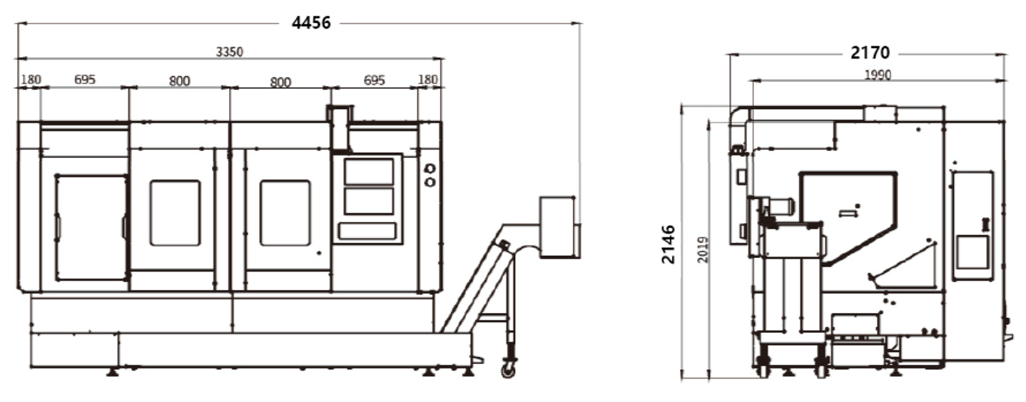 Токарный обрабатывающий центр, модели: GL250-10M, GL250-10MY