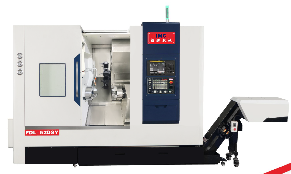 Токарно-фрезерный станок с двумя шпинделями и осью Y модель IMC FDL-46DSY