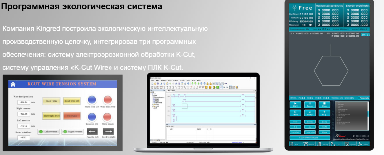 Электроэрозионный проволочно-вырезной станок с ЧПУ KD600LY