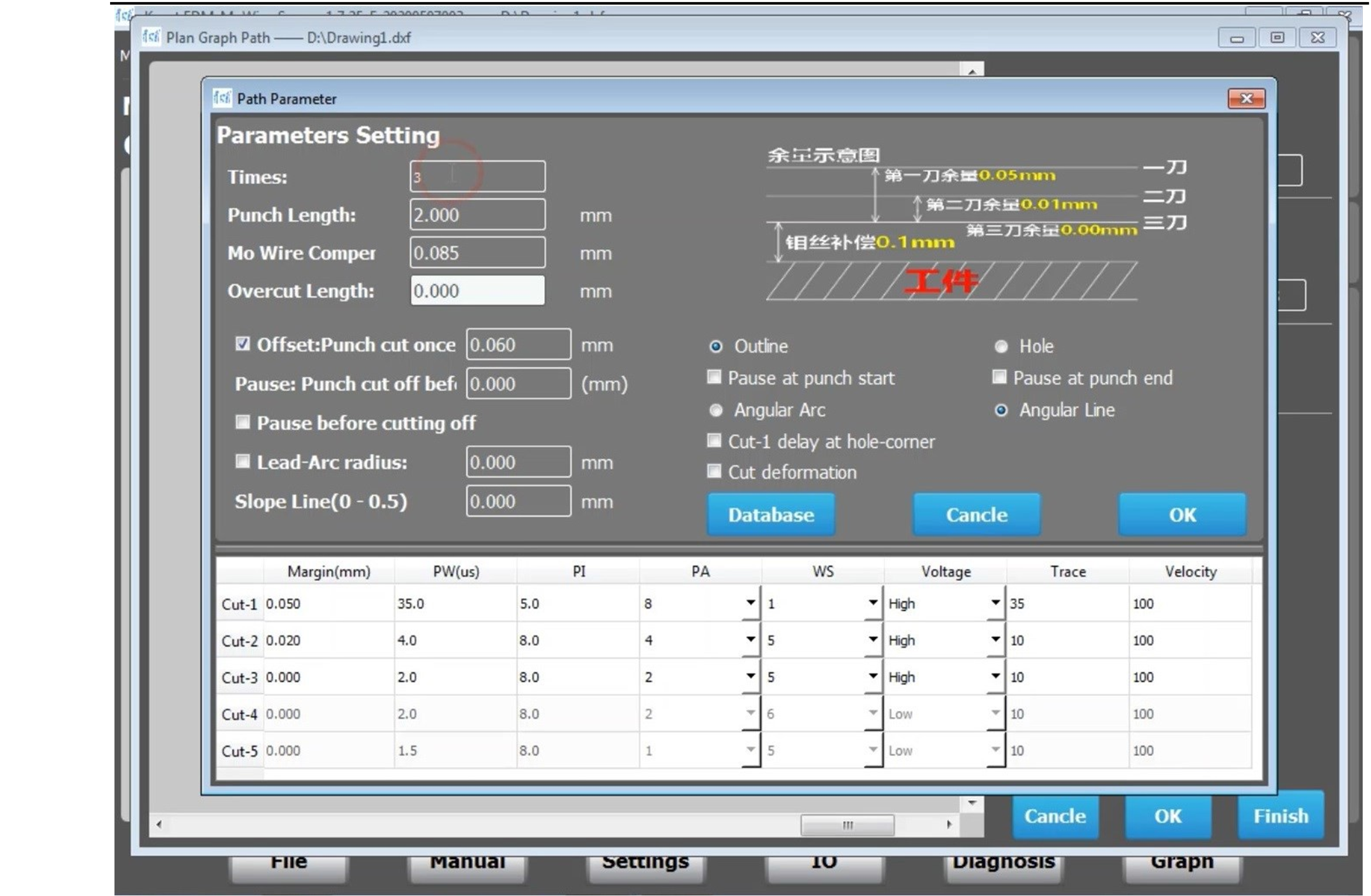 Электроэрозионный проволочно-вырезной станок с ЧПУ KD600LY