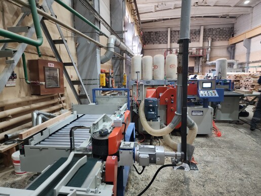 Пуско-наладочные работы автоматической линии сращивания древесины