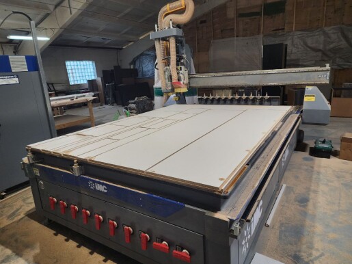 Произведены пуско-наладочные работы фрезерного станка с ЧПУ BCM2130CA со сверлильной головой