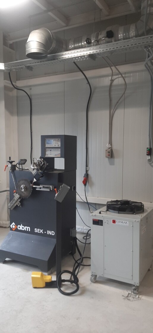 Произведен запуск комплекта заточных станков для заточки обслуживания пил