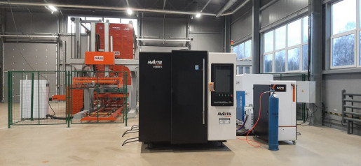 Произведён подбор и запуск станка лазерной резки листового металла с системой подачи и хранения