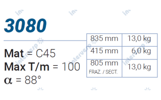 3080 Матрица 88° AMADA PROMECAM STYLE