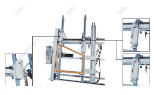 Гидравлическая сборочная вайма для окон и дверей SPECIAL