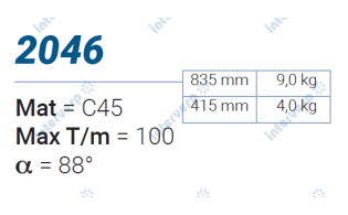 2046 Матрица 88° AMADA PROMECAM STYLE