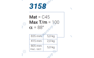 3158 Матрица 88° AMADA PROMECAM STYLE