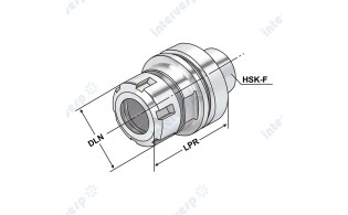 Патрон HSK 63F под цангу ER16