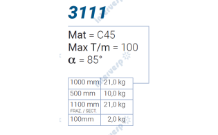 3111 Матрица 85° BYSTRONIC STYLE