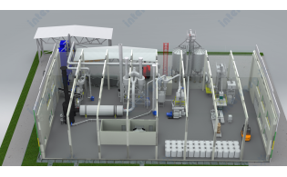 Линия по производству пеллет производительностью 1 тонна/час