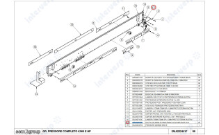 0520423600H Ролик прижимной D=65 мм RUOTA DE=65MM DI=8MM 25MM 58/62 SH.A