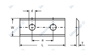 012005 Сменная ножевая пластина HM-WP/30X12X1.5/35°/T04F-CR