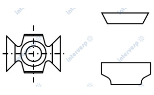 032292 Сменная ножевая пластина HM-KM/22X16X5/45°/T10MG