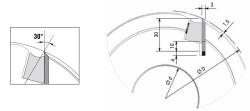 Строгальная фреза Ø125 x60 x40 Z4