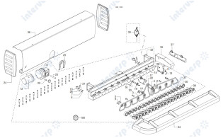 2933551030C Поперечина для оконного центра SCM WINDOR 20L