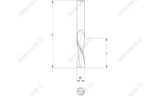 Твердосплавные спиральные фрезы Z=2 (finish cut)