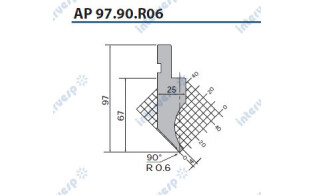 AP 97.90.R06 Пуансон 90° AMADA PROMECAM STYLE