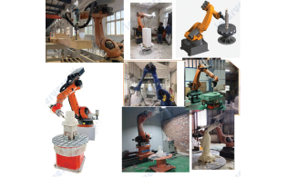 Kuka Robot KR210 с фрезерным шпинделем для обработки 3D моделей