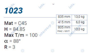 1023 Пуансон 88° AMADA PROMECAM STYLE