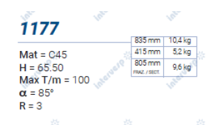 1177 Пуансон 85° AMADA PROMECAM STYLE