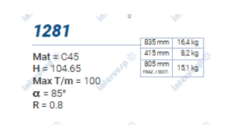 1281 Пуансон 85° AMADA PROMECAM STYLY