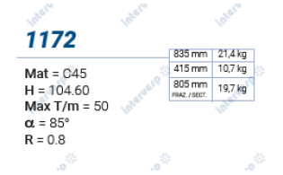 1172 Пуансон 85° AMADA PROMECAM STYLY