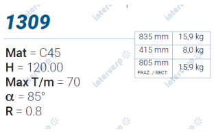 1309 Пуансон 85° AMADA PROMECAM STYLY