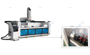 Обрабатывающий центр с ЧПУ для алюминиевого профиля LZX-CNC-3000