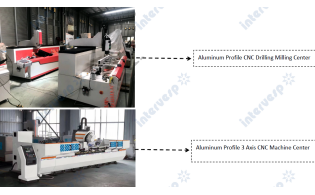 Обрабатывающий центр с ЧПУ для алюминиевого профиля LZX-CNC-3000