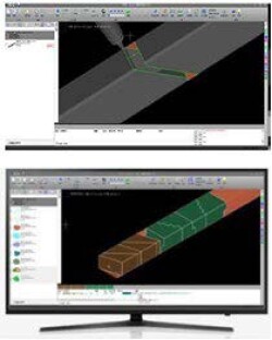 Волоконный лазерный станок для резки труб с режущей головкой 3D