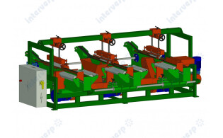 Проходной торцовочный станок для бруса PFB