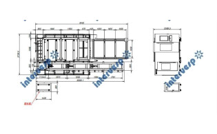 Станок лазерной резки листового металла и труб с кабинетной защитой и сменным столом IMC-3015CT