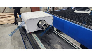 Станок лазерной резки листового металла и труб с кабинетной защитой и сменным столом IMC-6015CT