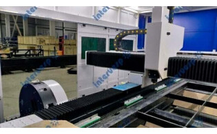 Станок лазерной резки листового металла и труб с кабинетной защитой и сменным столом IMC-6015CT