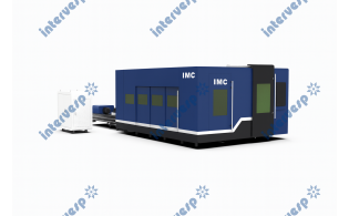 Станок лазерной резки листового металла и труб со сменным столом, кабинетной защитой зоны резки листа и труб IMC-3015CT