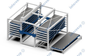 Магазин с двумя башнями хранения листового металла 2ARW3015-8
