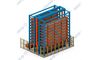 Длиннопролётный магазин для хранения листового металла,труб, прутковых материалов, двутавровых балок 2 ATW6015-8