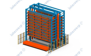 Длиннопролётный магазин для хранения листового металла,труб, прутковых материалов, двутавровых балок 2 ATW6015-8