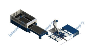 Автоматическая загрузка и разгрузка до 200 кг листа 3000*1500 в пределах 6 мм RLC200-3015