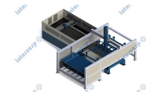 Загрузка и выгрузка листа 3000*1500 в пределах 12 мм с грузоподъемностью до 600 кг RTH600-3015