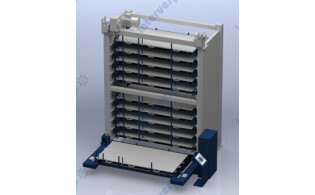 Автоматическое погрузочное и разгрузочное устройство 800кг 3000*1500 20мм + магазин для хранения с 8 слоями ARW3015-8 (3 тонны на слой)RTF800-3015