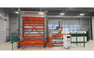 Автоматическое погрузочное и разгрузочное устройство 800кг 3000*1500 20мм + магазин для хранения с 8 слоями ARW3015-8 (3 тонны на слой)RTF800-3015