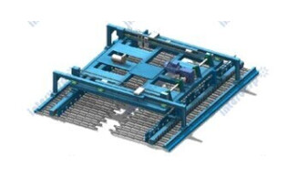 Автоматическое погрузочное и разгрузочное устройство 800кг 3000*1500 20мм + магазин для хранения с 8 слоями ARW3015-8 (3 тонны на слой)RTF800-3015