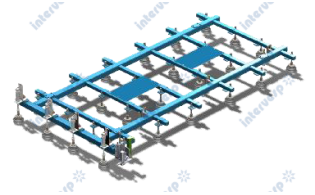 Автоматическое погрузочное и разгрузочное устройство 800кг 3000*1500 20мм + магазин для хранения с 8 слоями ARW3015-8 (3 тонны на слой)RTF800-3015
