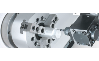 Двушпиндельный токарный станок с ЧПУ GL250-10SMY