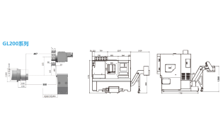 Токарный станок с ЧПУ GL200