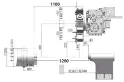 Токарный обрабатывающий центр, модели: GL250-10M, GL250-10MY