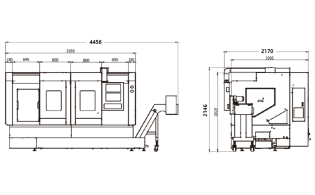 Токарный обрабатывающий центр, модели: GL250-10M, GL250-10MY